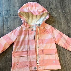Zara Girls Pink Rain Jacket